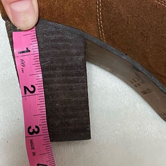 Suede Slouch Booties Luz Da Lua Made In Brazil - Picture 6 of 7